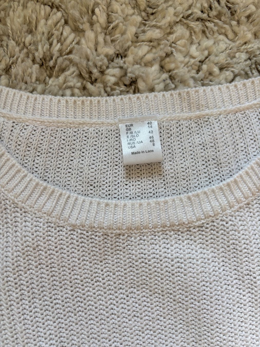 Maglioni & Felpe: Leichter Häkelpullover Gr 40 – Usato da Laufenburg venduto da VintageMuesli 1