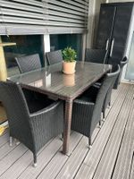 Gartentisch mit 6 Stühlen zu verkaufen