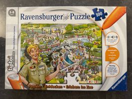 TipToi Ravensburger Puzzle 100 - Findest du alle ach Affen?