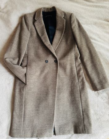 Zara Damen Wollmantel, Grösse S