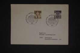 1966 MiNr. 489+499 Bundesrepublik Deutschland FDC
