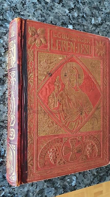 Libri: Bibel L C Businger Leben Jesu um 1873 – Usato da Zürich venduto da mechanixall