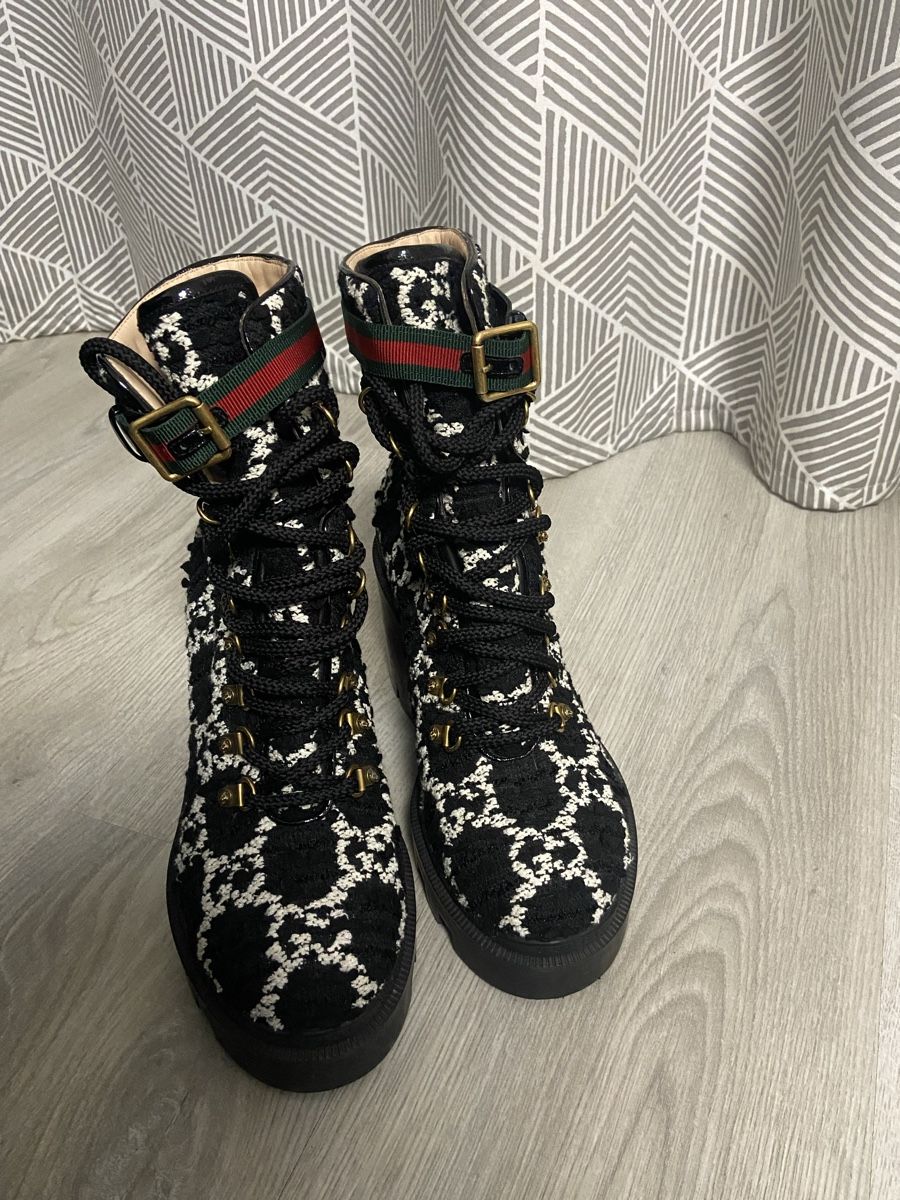 Gucci Damenschuhe: Botte Gucci noir taille 40 – Gebraucht aus Montreux von Perledor 7