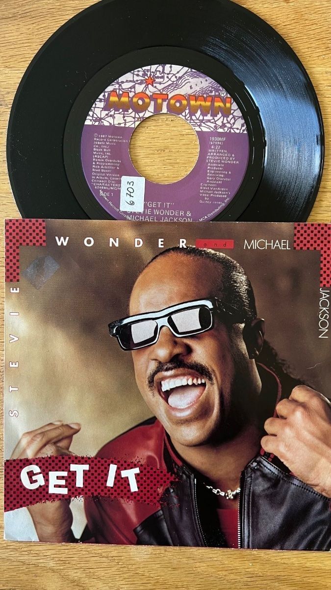 Dischi in vinile: Stevie Wonder & Michael Jackson - Get It / 1. US-Press. 1988 – Usato da Gais venduto da soundcave57