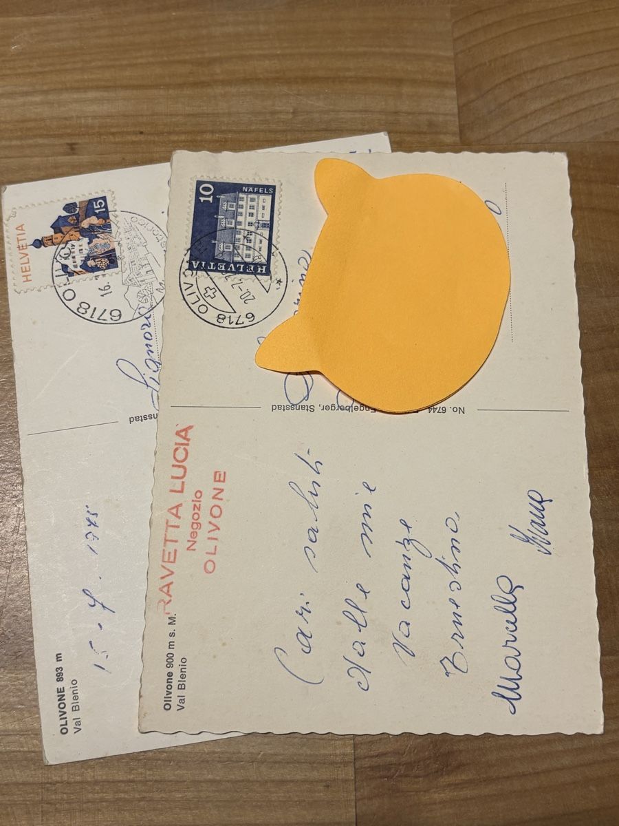 Cartoline postali: AK von Olivone – Usato da Rümlang venduto da Kartenpost1 1
