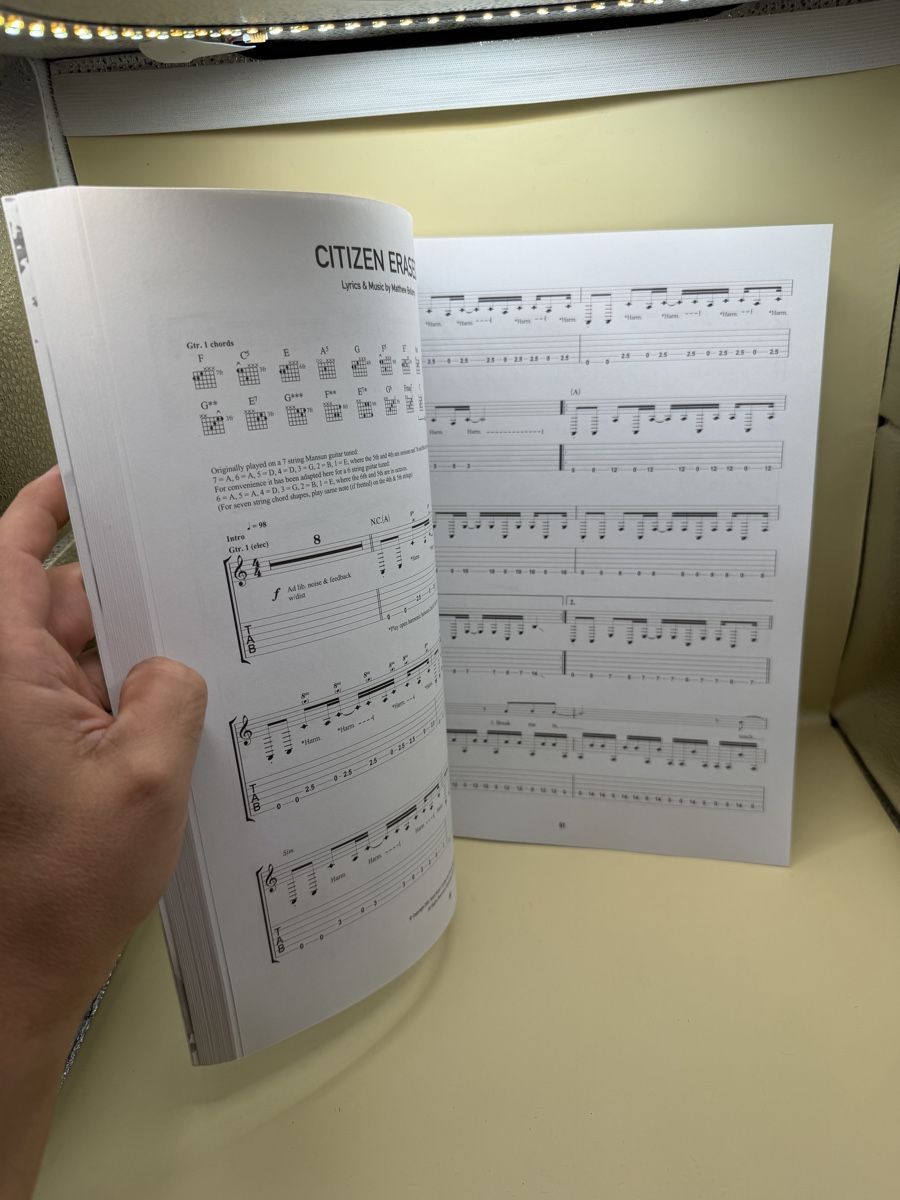 Libri: Muse Hullabaloo Guitar TAB Tablatures Partitions 2002 – Usato da Lausanne venduto da chi_rwy5 3