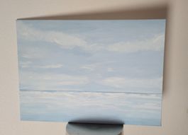 Wandbild, Meer, Handgemalt, Unikat