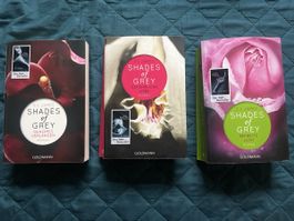 Shades of Grey Trilogie, alle drei Bände, Zustand sehr gut!