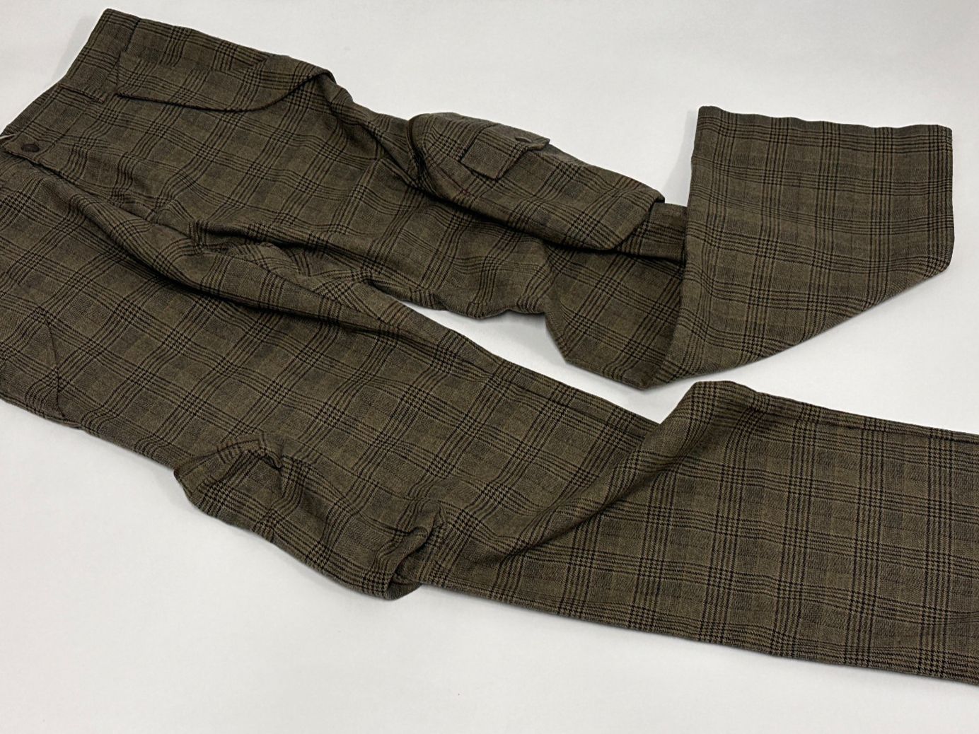 Pantaloni: Karo Hose mit Seitentaschen, David Mayer, Grösse 52 – Usato da Bern venduto da troom105