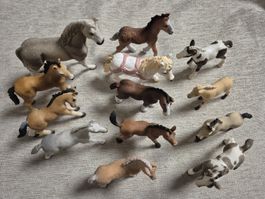Schleich Pferde Figuren Konvolut 13 Stück