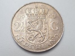 🇳🇱 2½ Gulden 1960 Juliana – Silber .720 15g