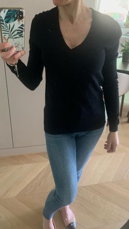 MASSIMO DUTTI 100% cashmere sweater S/36