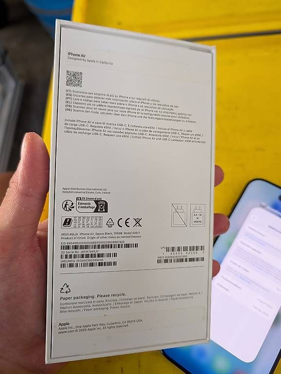 Apple Telefoni cellulari / Smartphones: iPhone Air 256GB mit Hülle und gratis Versand – Usato da Erstfeld venduto da up. 4