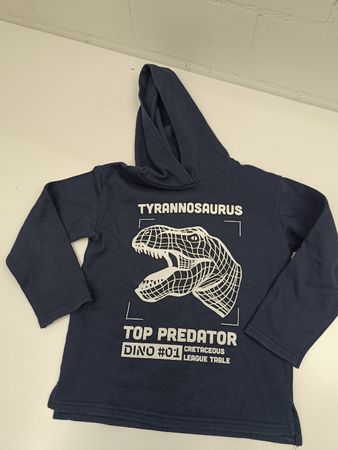 Kapuzenpullover Dino Gr. 122/128