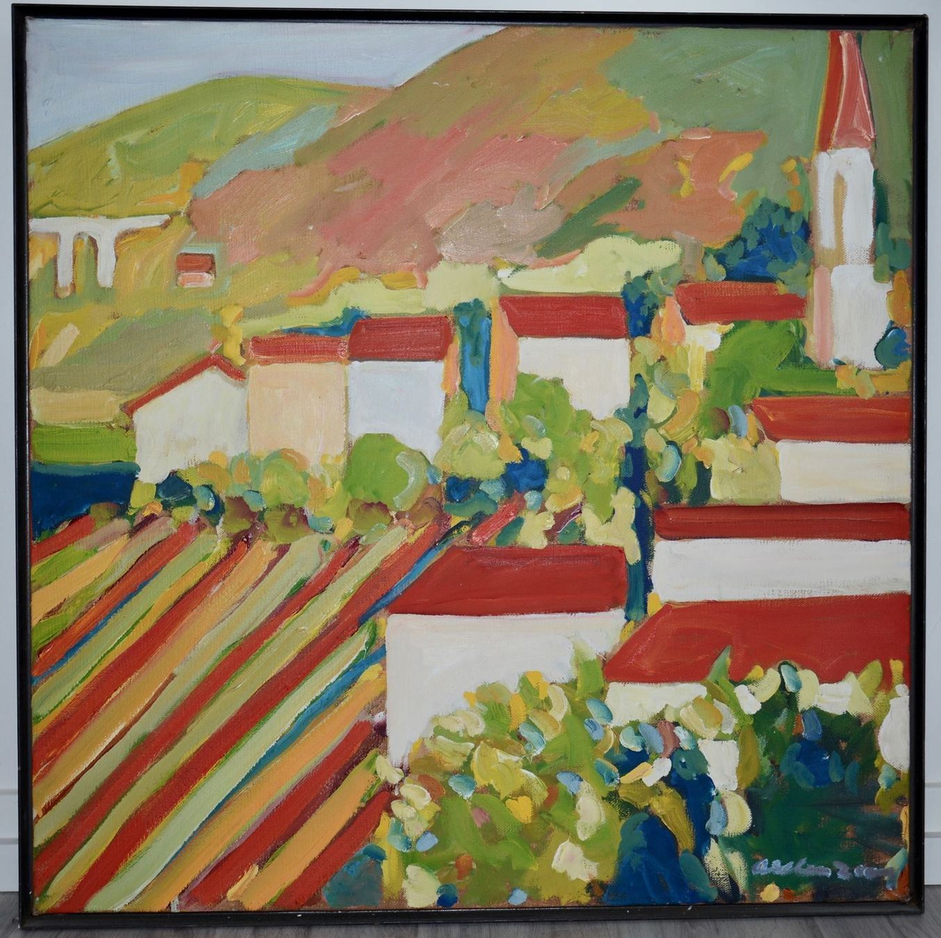 Dipinti: Bernd Alder  "Landschaft" (7704) – Usato da Zürich venduto da fundsachenverkauf