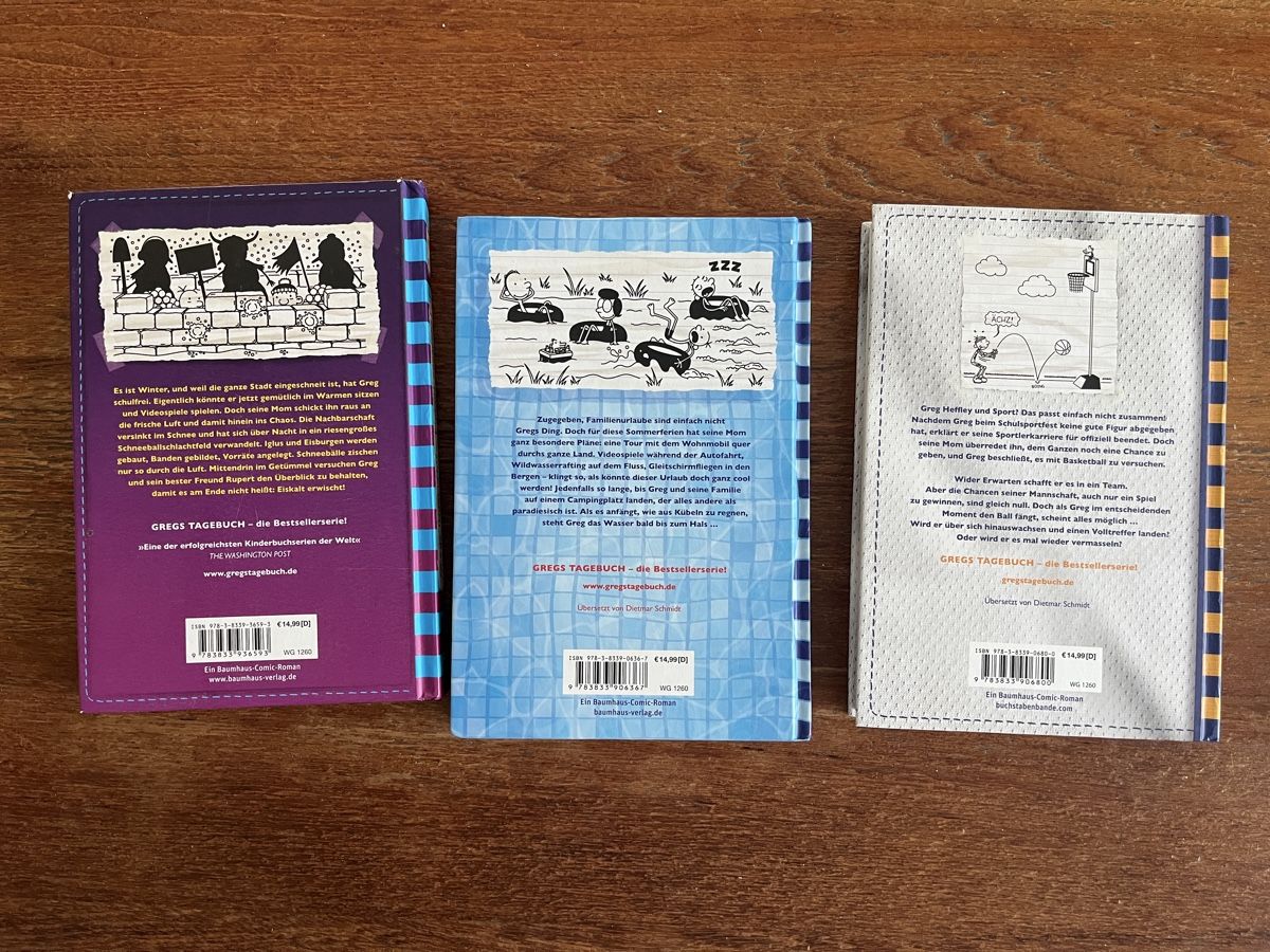 Bücher: Gregs Tagebuch 13, 15, 16 – Gebraucht aus Ehrendingen von tefi02 1