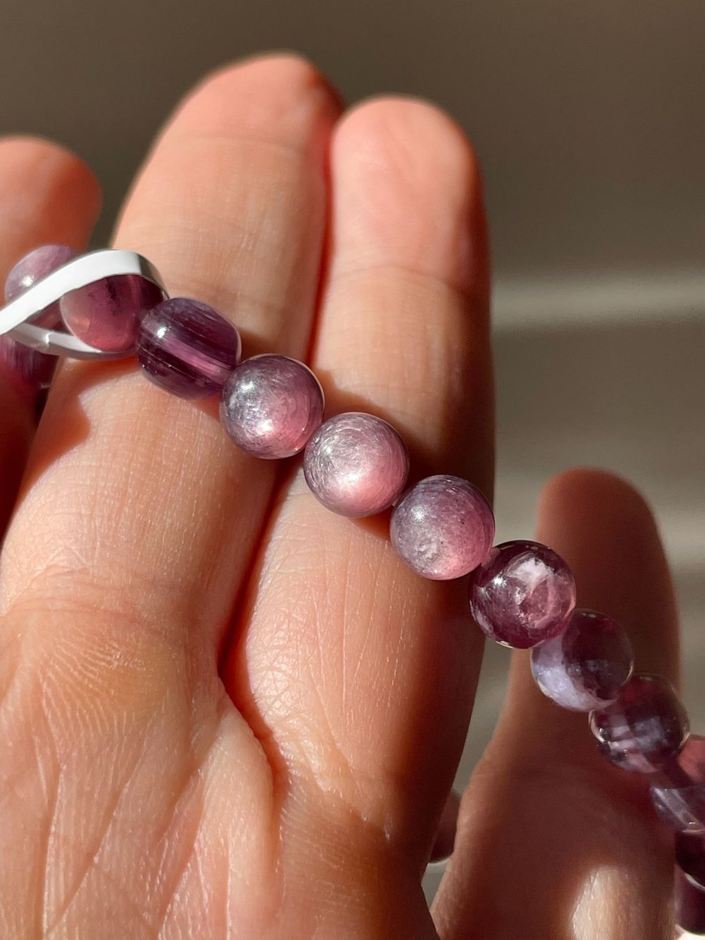 Bracciali & Braccialetti: Lepidolith Armband,Edelstein Armband – Nuovo e nell'imballaggio originale da Schiers venduto da sisikristall 2