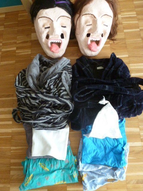 Costumi: Fasnachts-Jusets 2x Schlafwandler – Usato da Luzern venduto da luga01 2