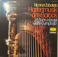 Nicanor Zabaleta – Harfenmusik des Barock (LP)
