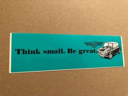 Mini Cooper - Think small. Be great