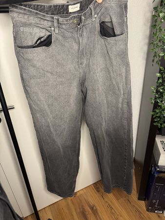 YOURTURN Jeans Grau Straight Fit W34 L34