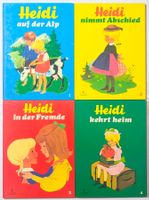 HEIDI Bilderbücher aus dem Jahr 1978 Band 1-4