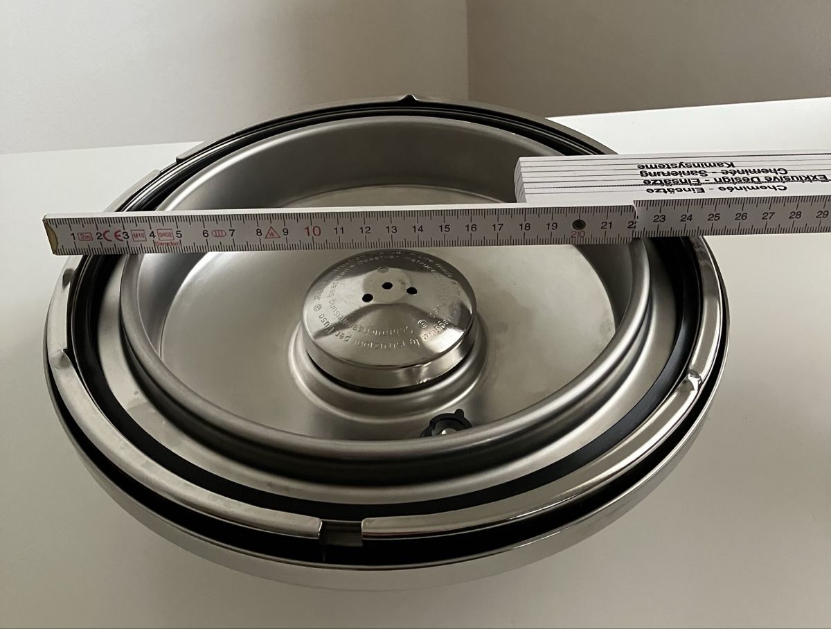 Amc Padelle: AMC Secuquick Deckel, Top Zustand, Schnellkochdeckel. – Usato da Neschwil venduto da Luna19610 6