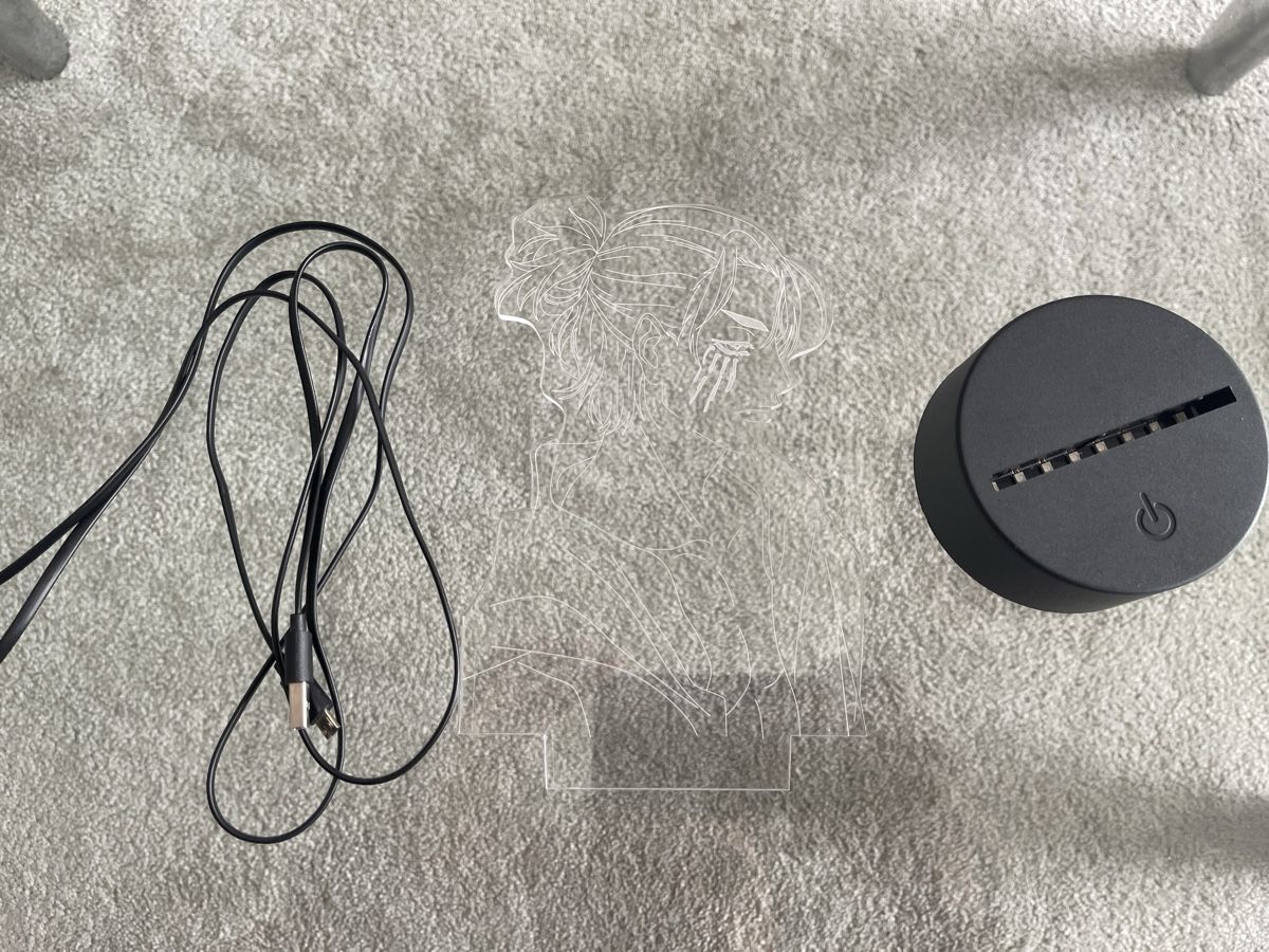 Lampade: Anime Design LED Lampe mit Kabel – Nuovo (secondo la descrizione) da Unterkulm venduto da AnoliOccasion 1