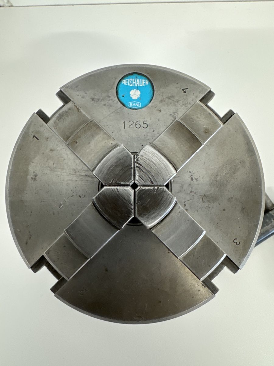 Reishauer Tutti gli attrezzi: Mandrin 4 mors REISHAUER 1265 avec clé, W25 – Usato da Aarberg venduto da SNMachines 3