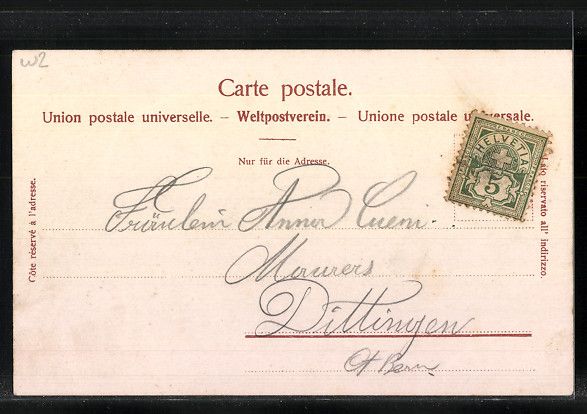 Cartoline postali: AK Delémont, Ortspartie – Usato da Berlin venduto da bartko-reher 1