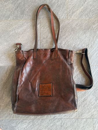 CAMPOMAGGI Schultertasche Leder