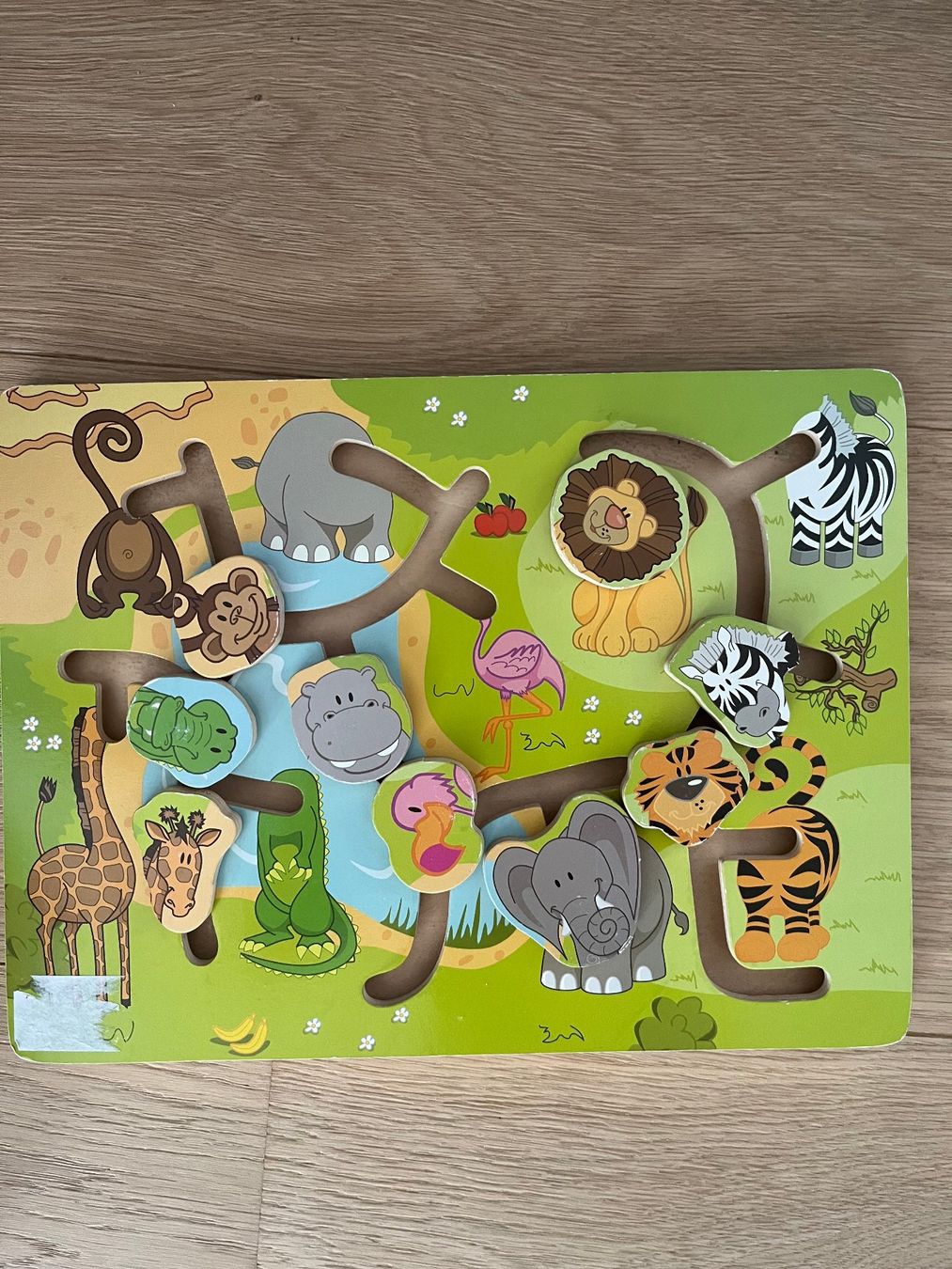 Spielzeuge: Holz Schiebepuzzle Safari – Gebraucht aus Arbon von vb4all 1