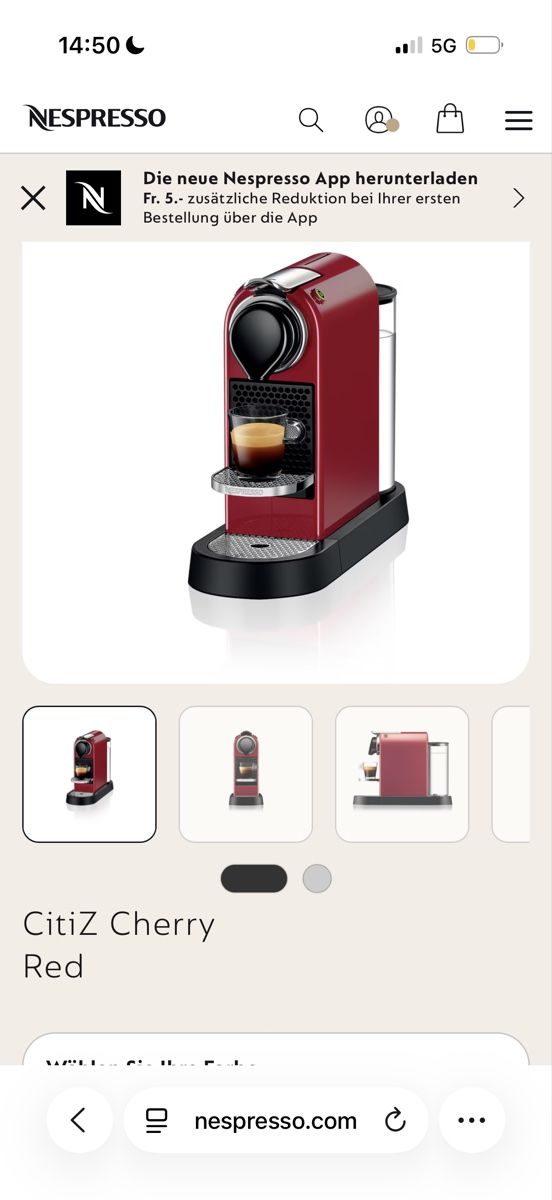 Nespresso Machines à café & Machines à expresso: Nespresso CitiZ – Neuf (Voir description) à bonstetten par Morellee