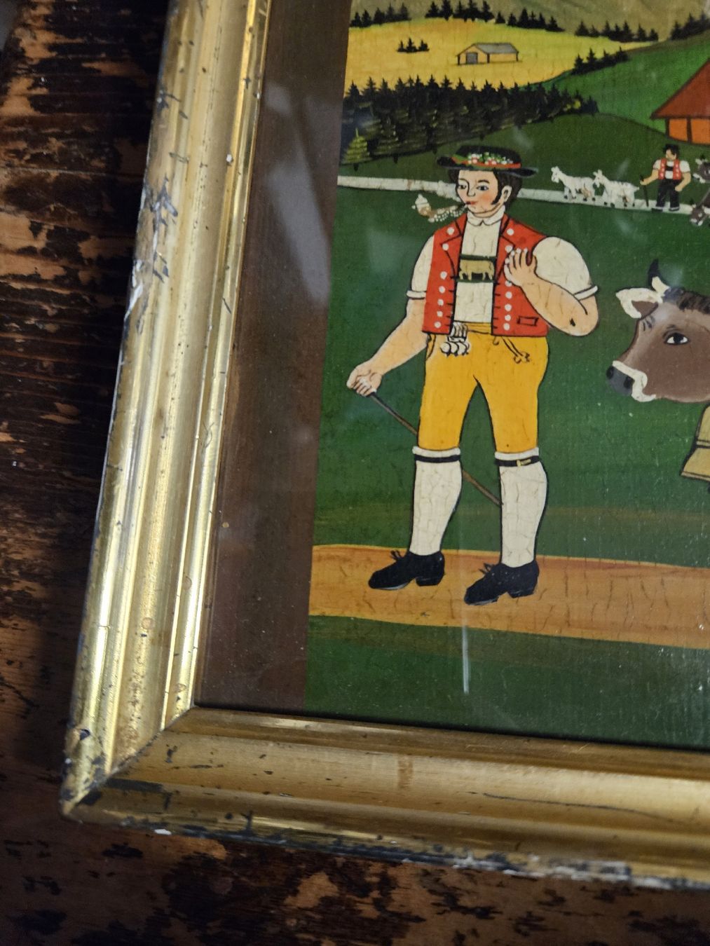 Tableaux: gemälde appenzell – Défectueux à Schwellbrunn par Omega-alpha 6