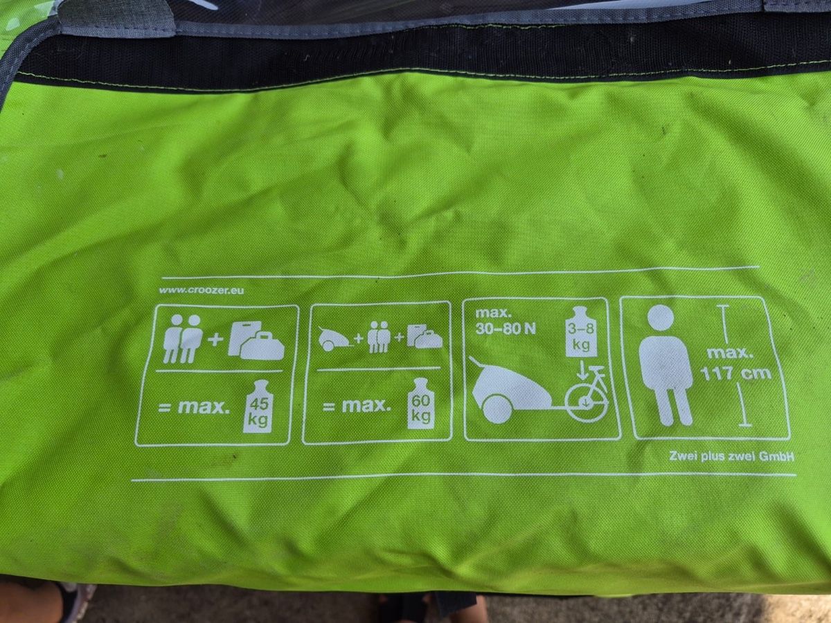 Croozer Rimorchi: Kinderanhänger Croozer Kid for 2, gebraucht – Usato da Wichtrach venduto da Krewil 3