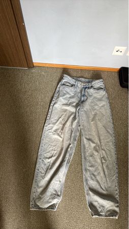 Jeans light blue wide leg