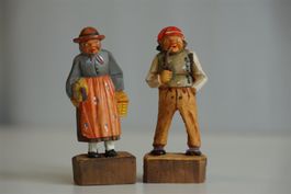 Ehepaar, geschnitzt