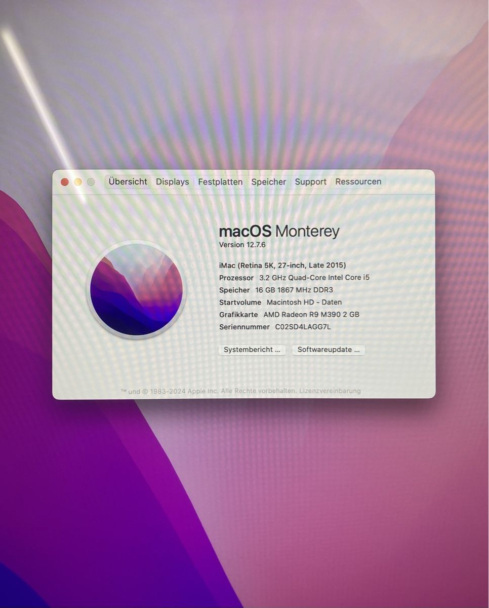 Apple PC: Voll funktionsfähiger iMac 2015 – Usato da Zürich venduto da lil_tqy8 2