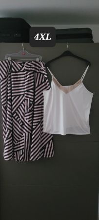 Jupes & T-shirt grandes taille/4XL / NEUF