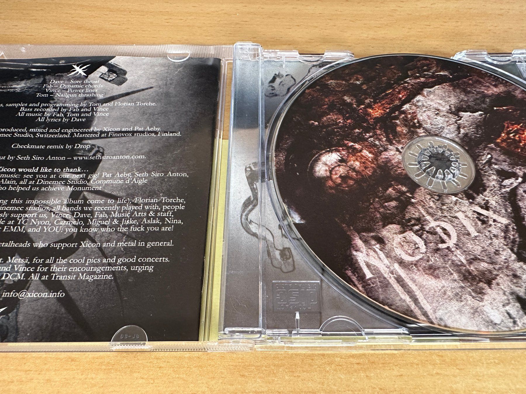 CD: Xicon – Monument – Usato da Rikon im Tösstal venduto da Alpenmutz 2