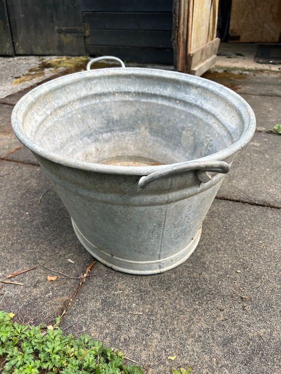 Alte Zinkwanne / Zinkzuber Kaufen auf Ricardo
