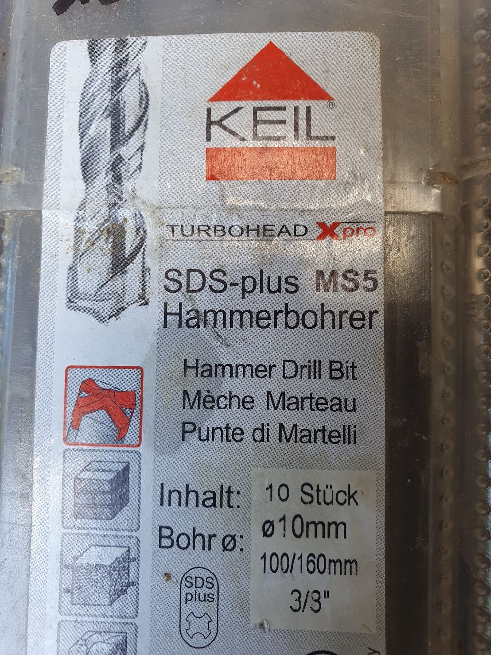 Tutti gli attrezzi: Stein Bohrer SDS KEIL – Nuovo (secondo la descrizione) da Münsingen venduto da wd65 6