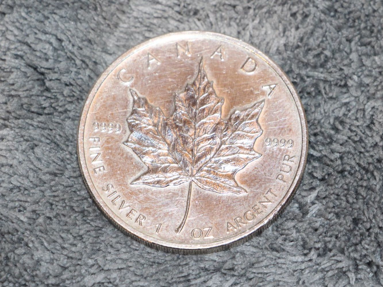 Tutti le monete: Maple Leaf Silber Münze 5 Dollars Canada 2007 – Usato da Ottenbach venduto da steineschaufler 2
