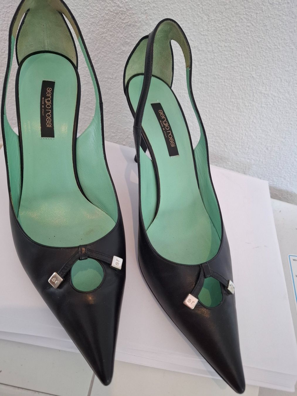 Sergio Rossi Scarpe da donna: Sergio Rossi, Pumps, schwarz, Gr. 40,5 – Usato da Dornach venduto da shoe-lina 1
