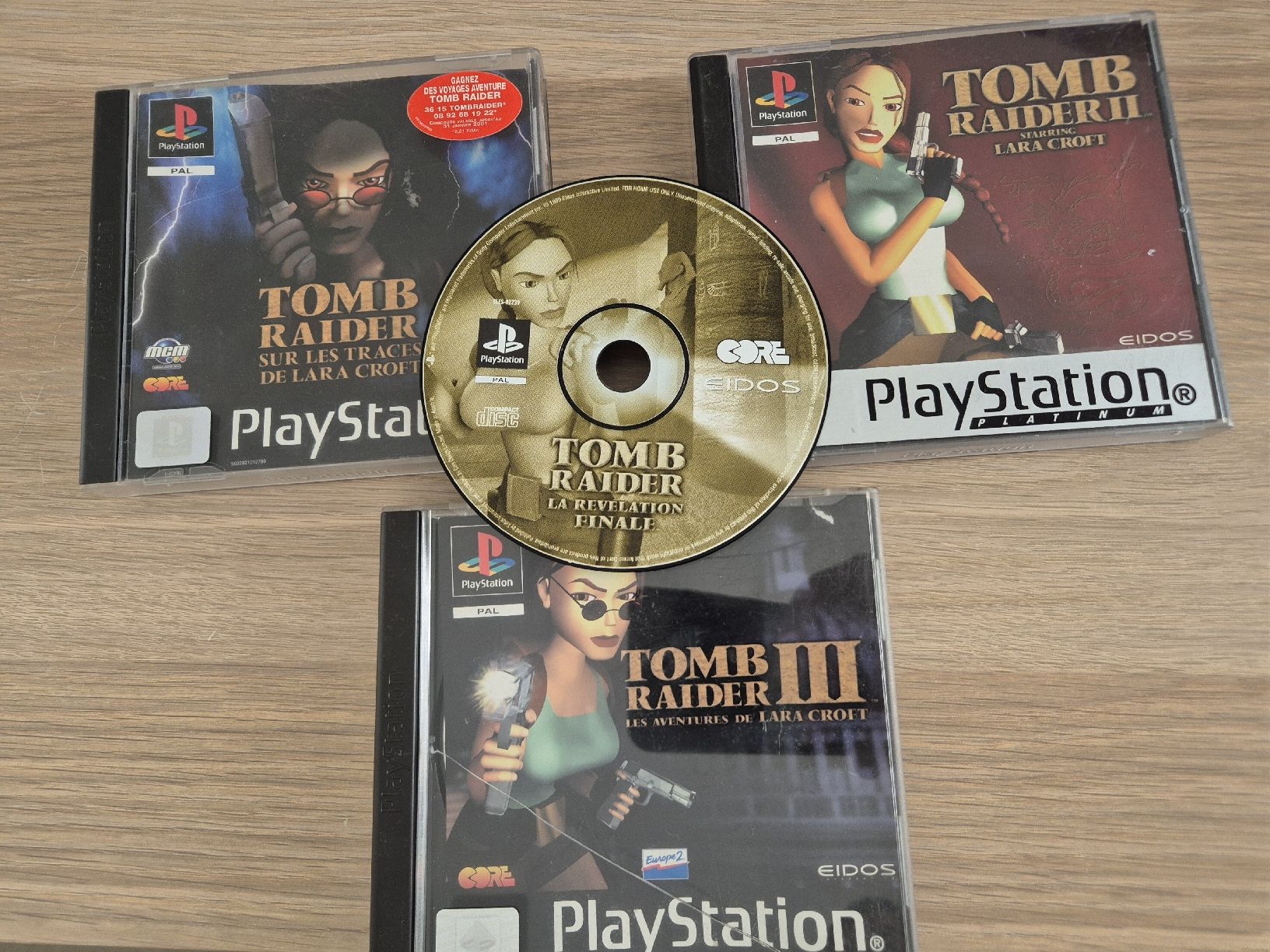Sony Giochi: Tomb Raider ps1 pack 4 jeux FR – Usato da Ursy venduto da RetroBebar777