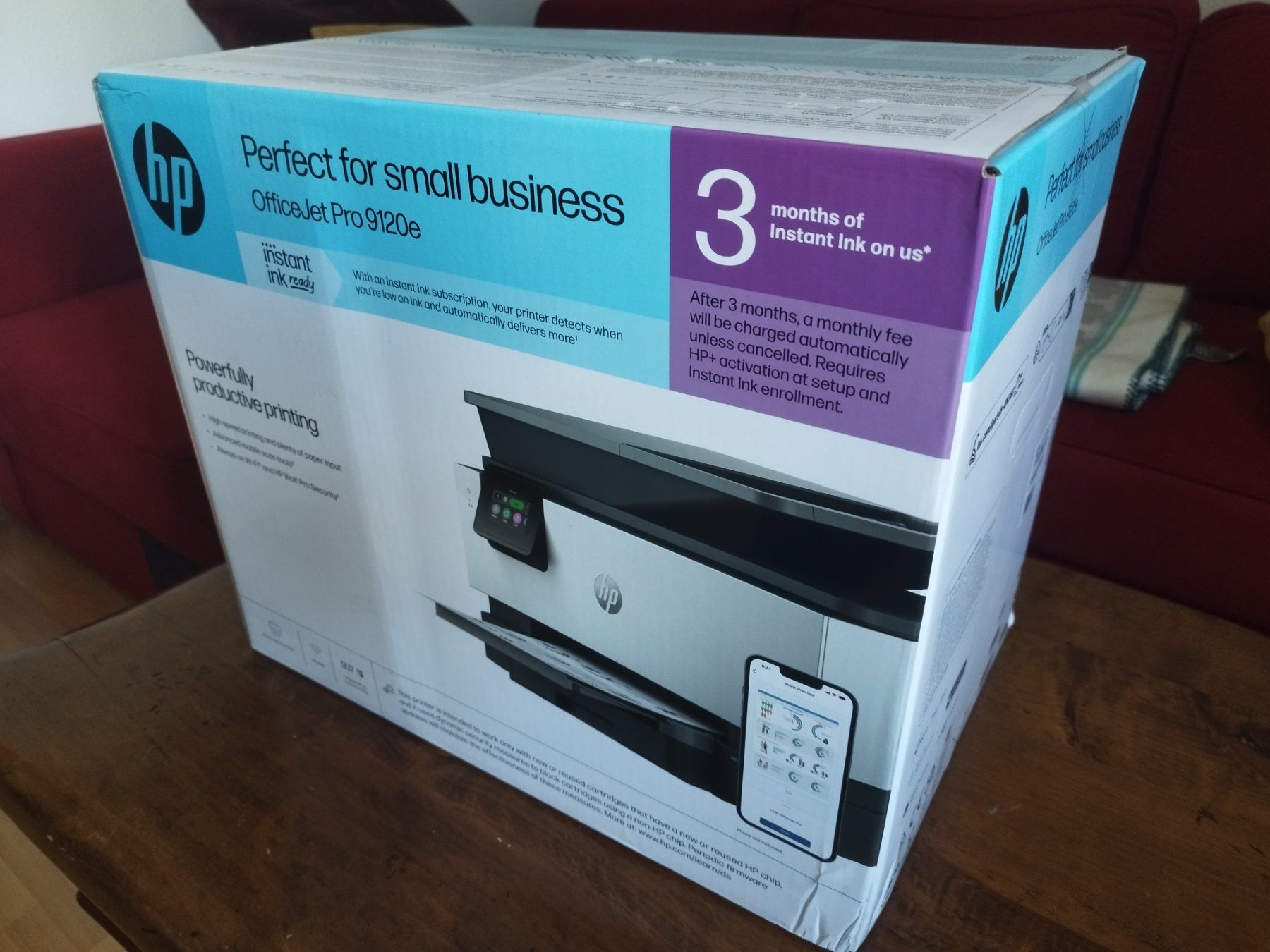 Hewlett Packard Stampanti: HP OfficeJet Pro 9120e – Nuovo e nell'imballaggio originale da Ettingen venduto da Mevis