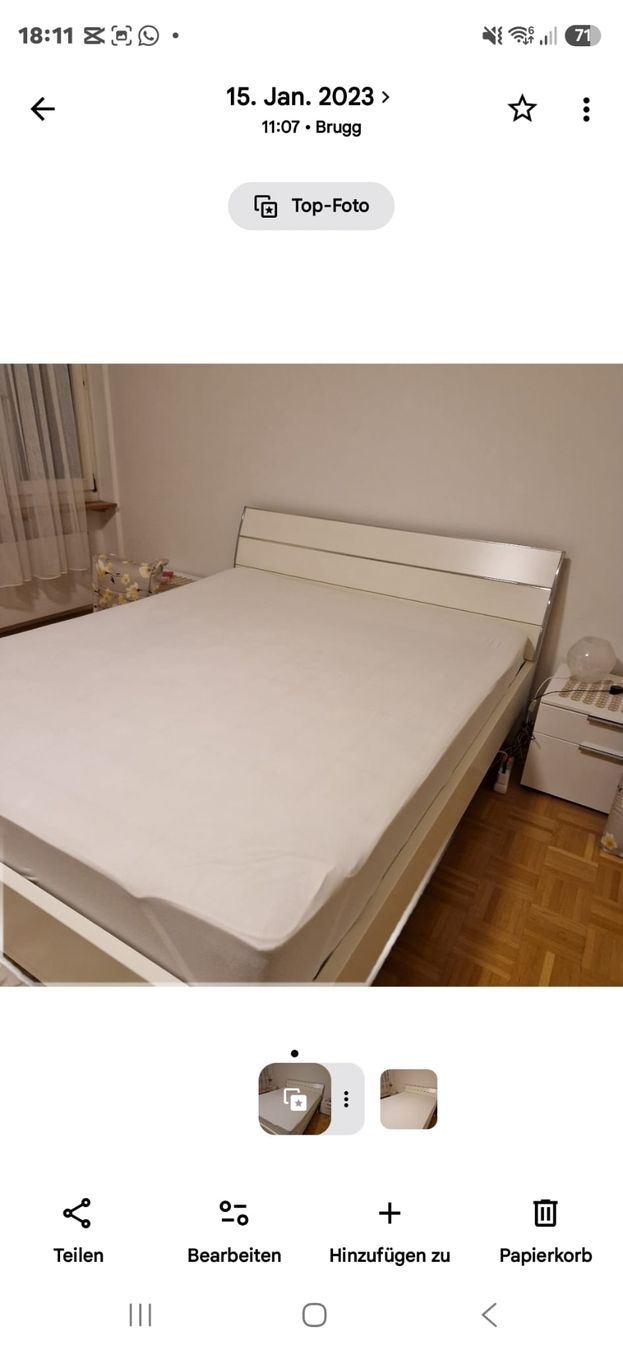 Betten: Doppelbett 160x200  – Neu (gemäss Beschreibung) aus Oberweningen von Sonounitaliano 4