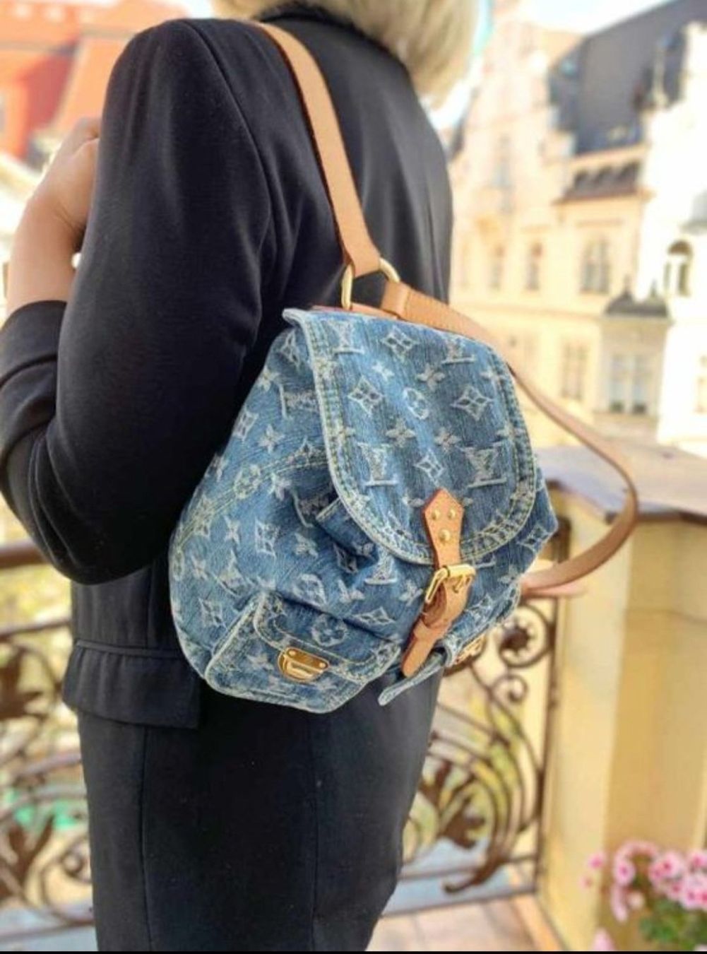 Louis Vuitton Rucksäcke: Louis Vuitton Denim Rucksack – Neu (gemäss Beschreibung) aus Sissach von fionayyo 5