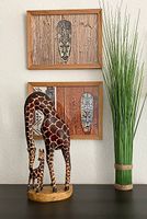 Afrikanische Figuren Giraffe