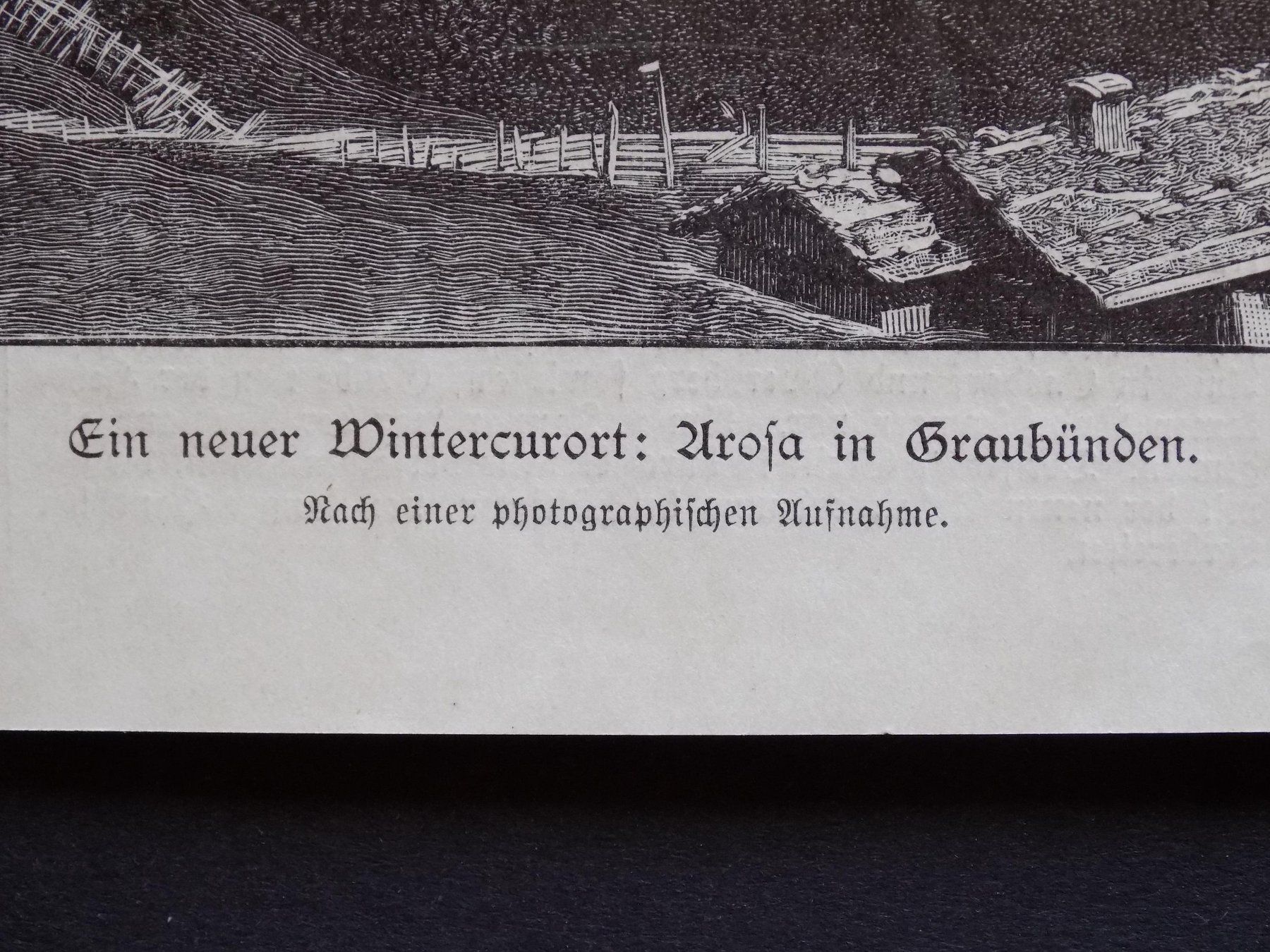 Gravures: Arosa – D'occasion à Risch par Rischli15 2